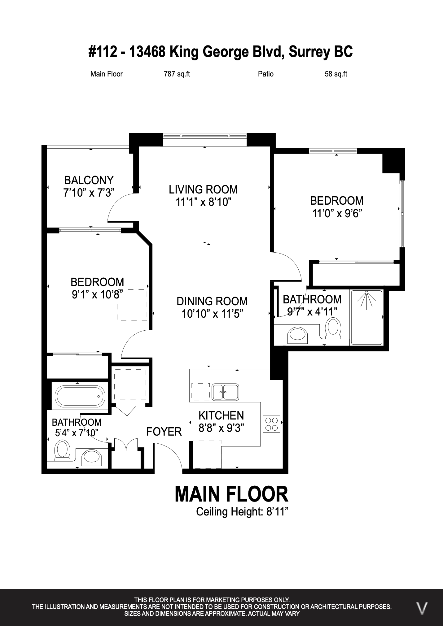 Unit #112 - 13468 King George Boulevard, Surrey, BC