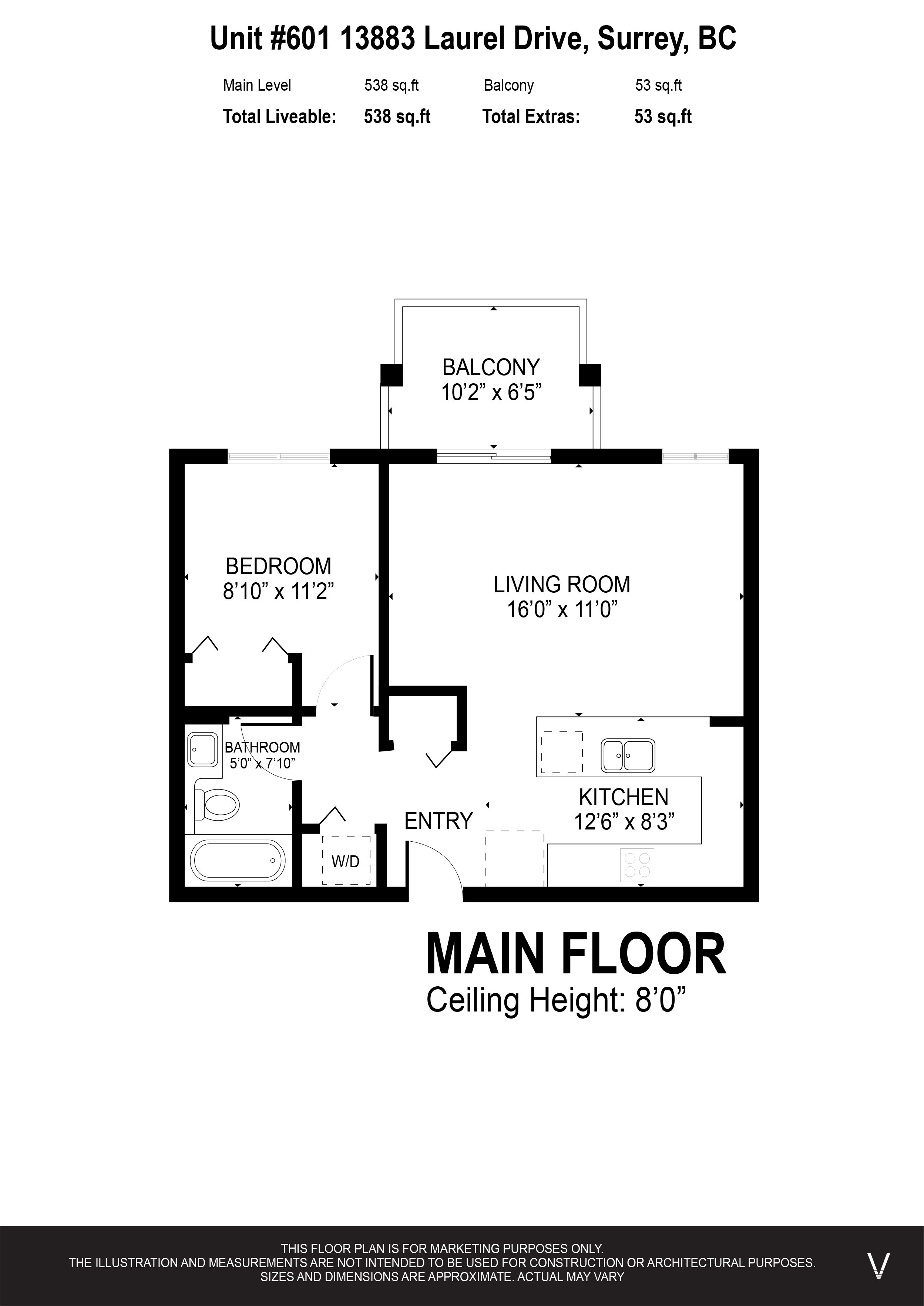 Unit #601 - 13883 Laurel Drive Surrey, BC
