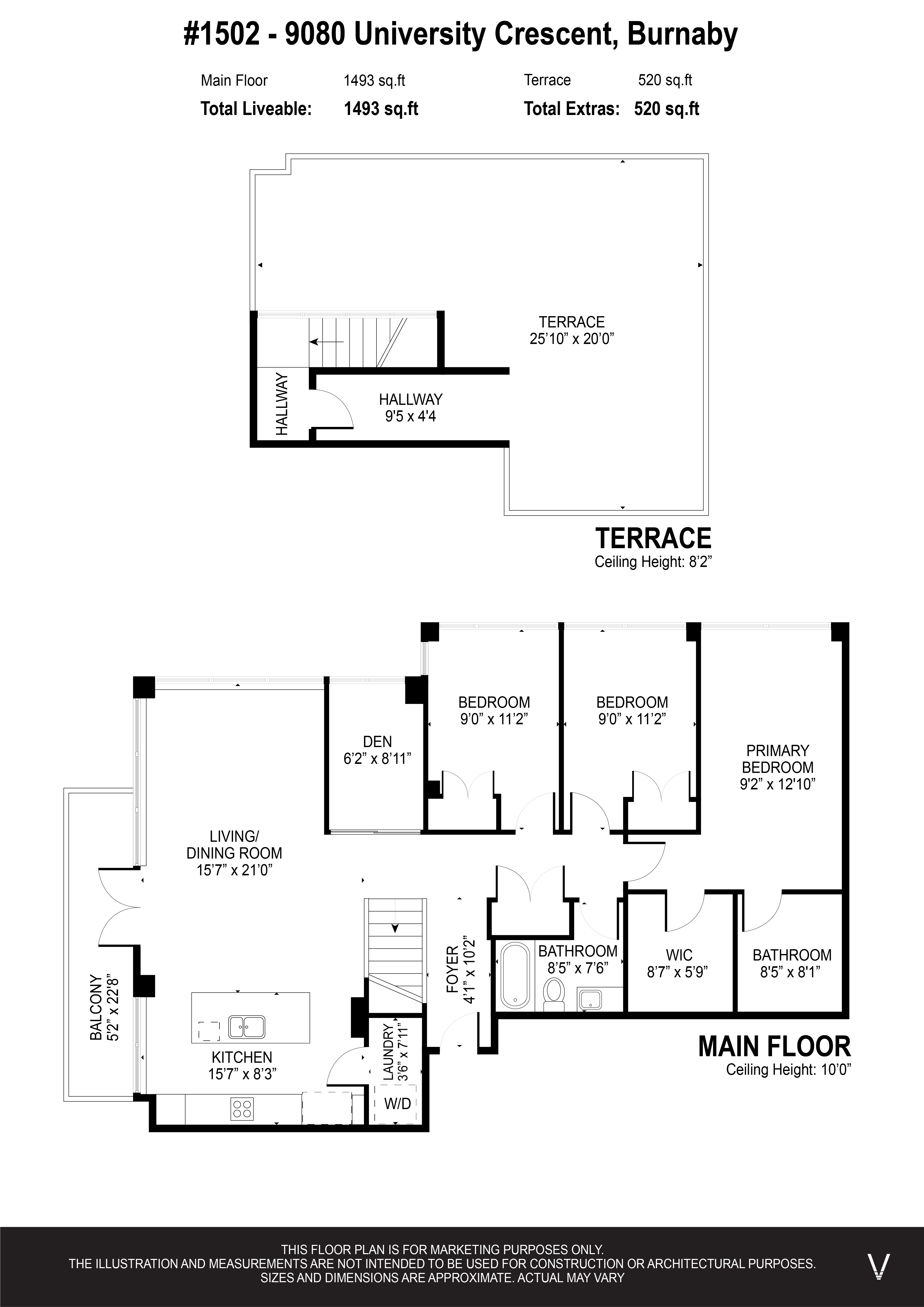 1502 9080 University Crescent Burnaby, British Columbia