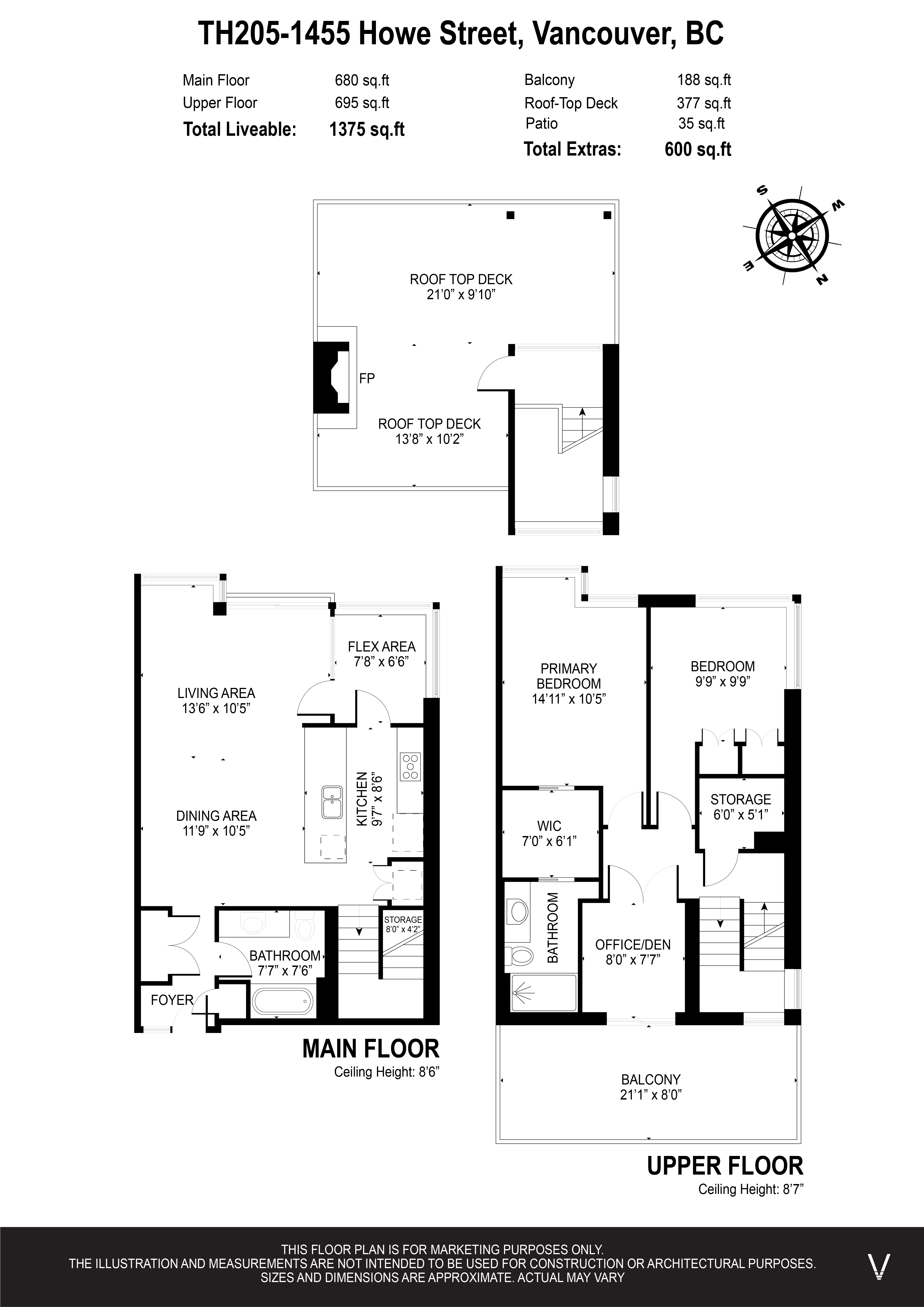 TH205 - 1455 Howe Street, Vancouver, BC