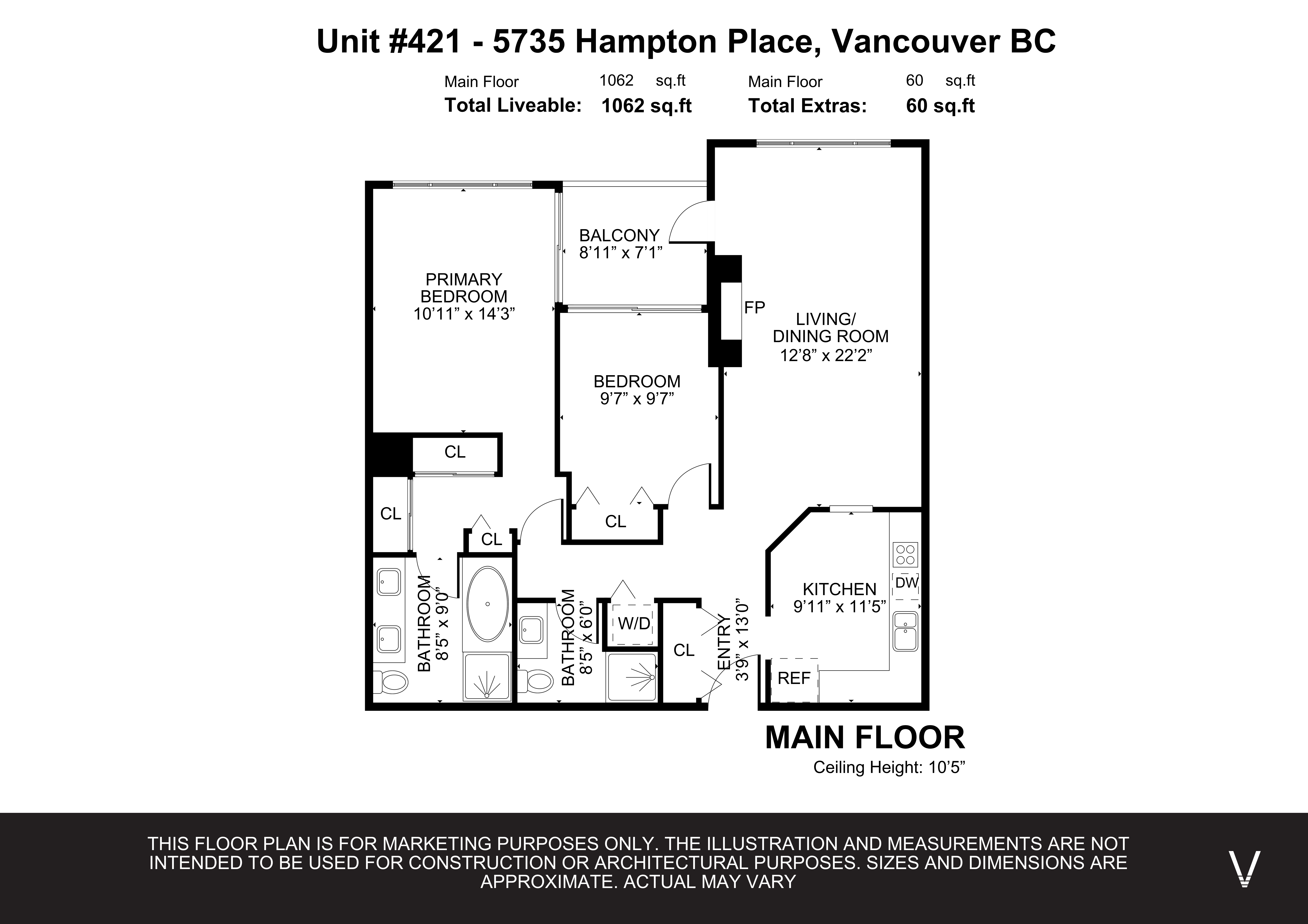 Unit #421 - 5735 Hampton Place, Vancouver BC
