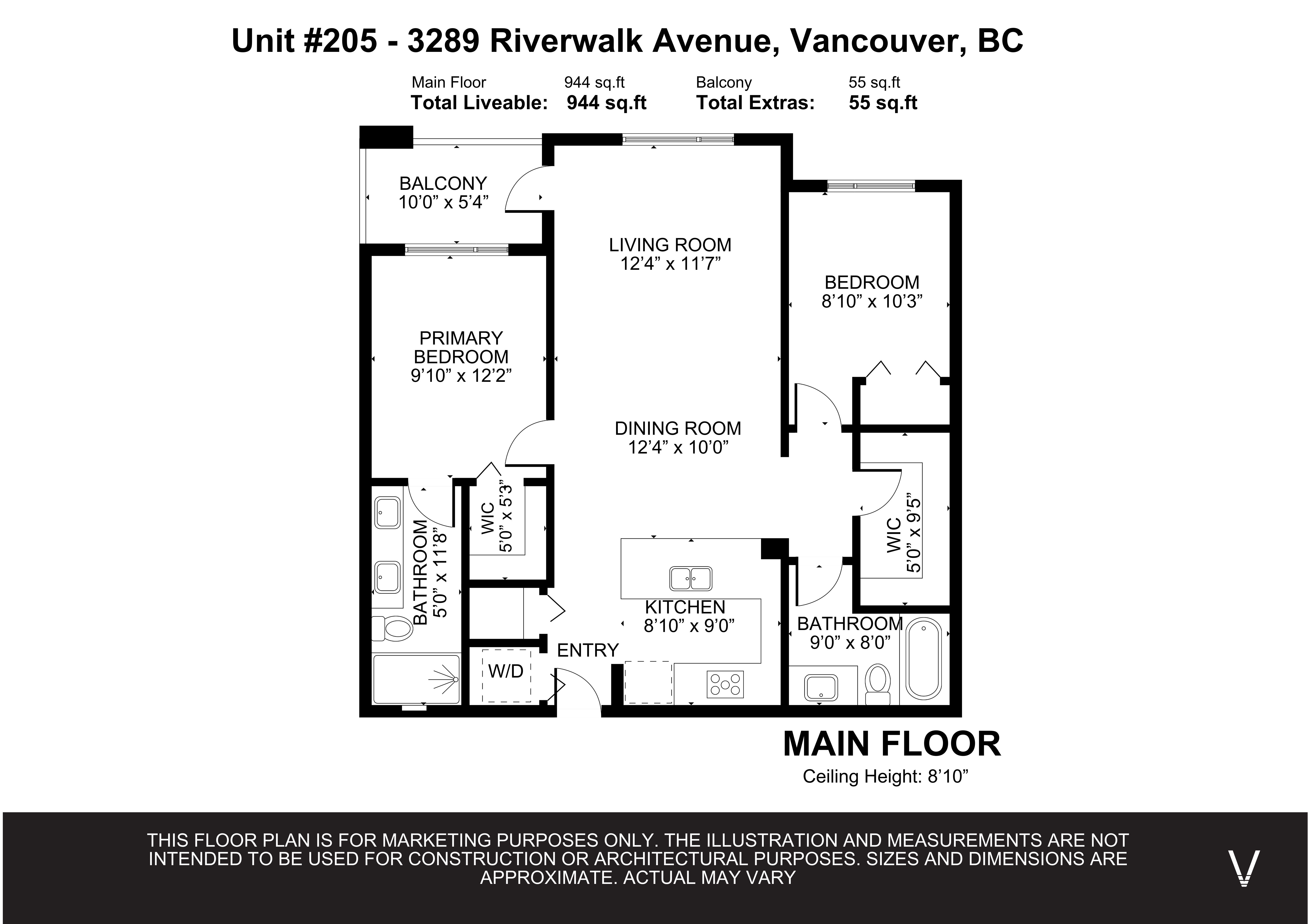 Unit #205 - 3289 Riverwalk Avenue, Vancouver, BC