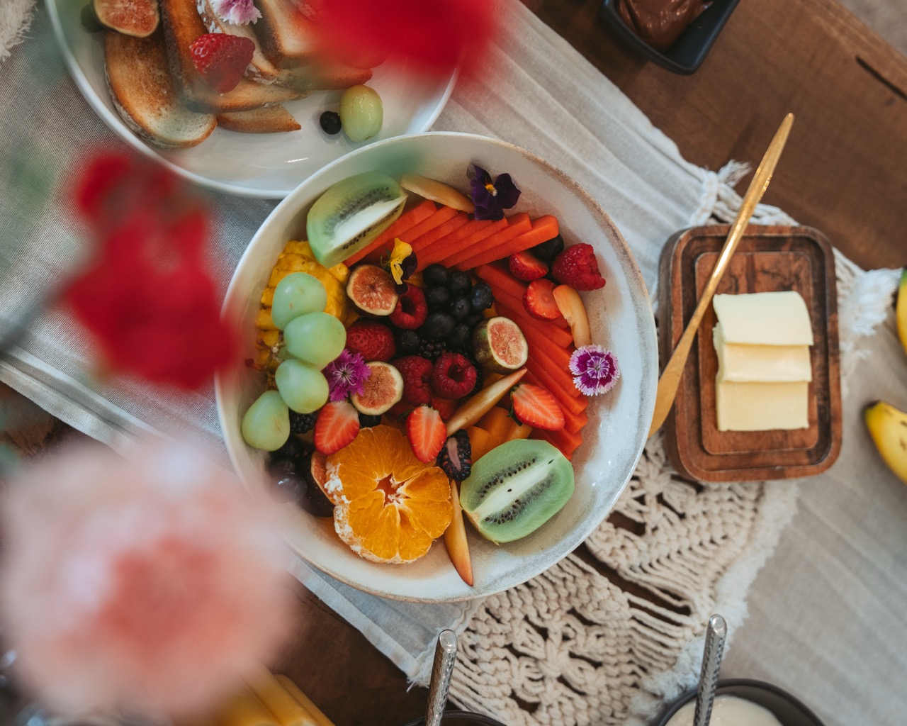 Nourishing retreat cuisine