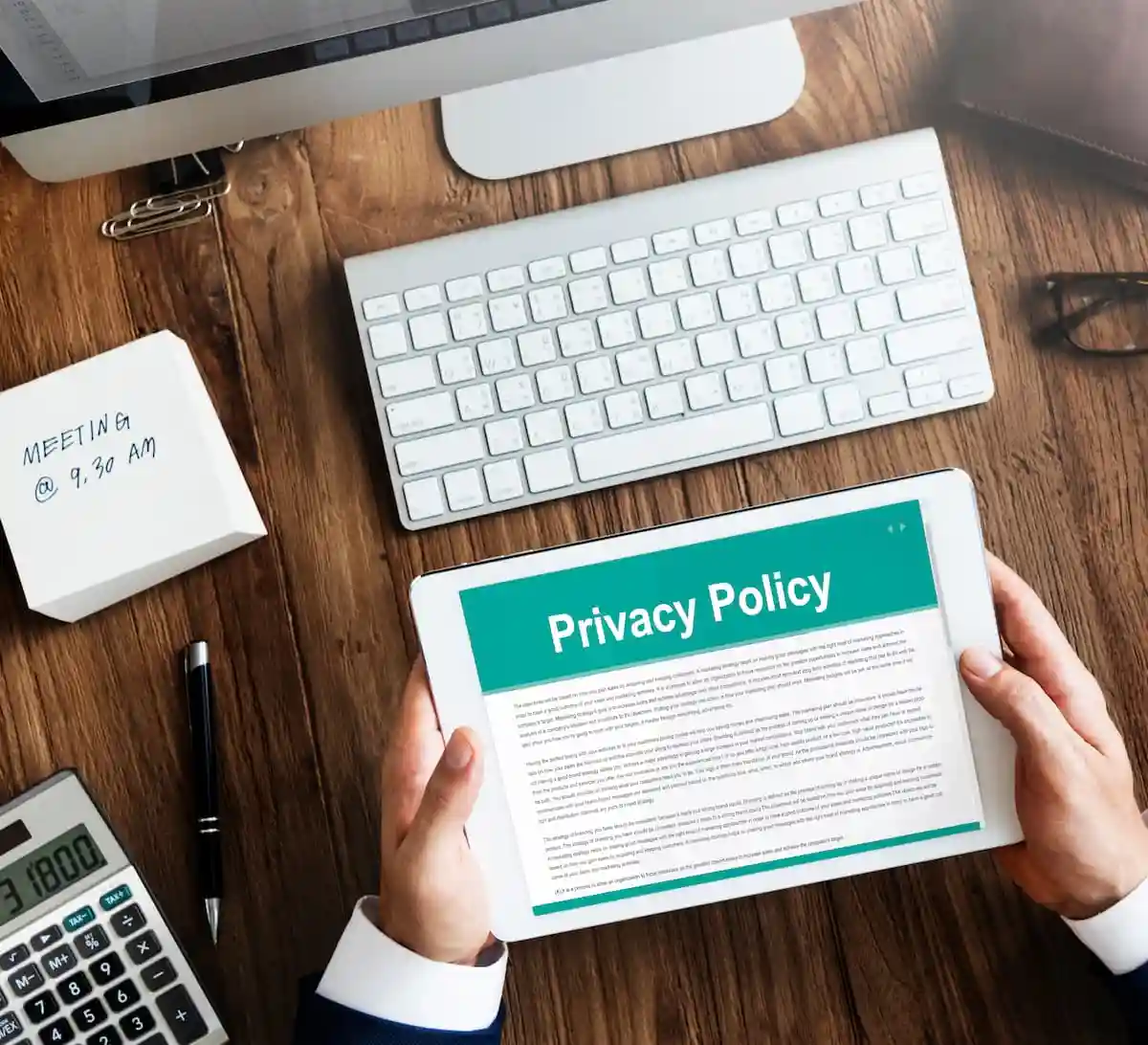 Privacy policy service documents terms use concept