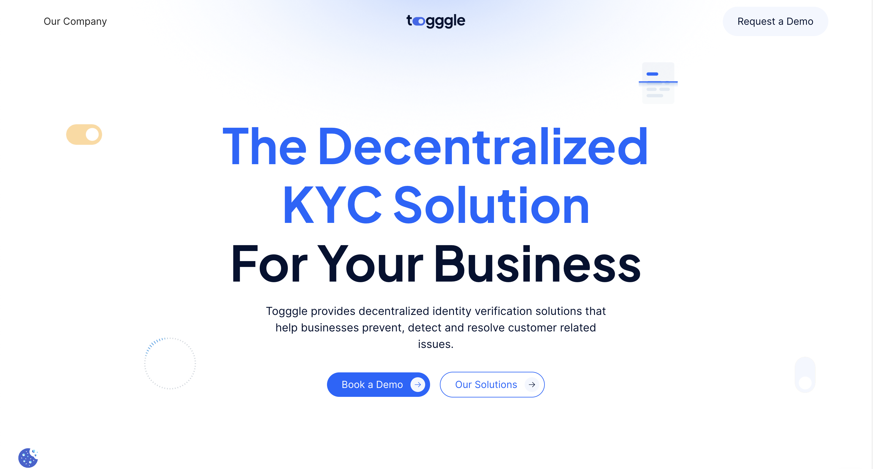 Togggle - The Decentralized KYC Solution ‍For Your Business