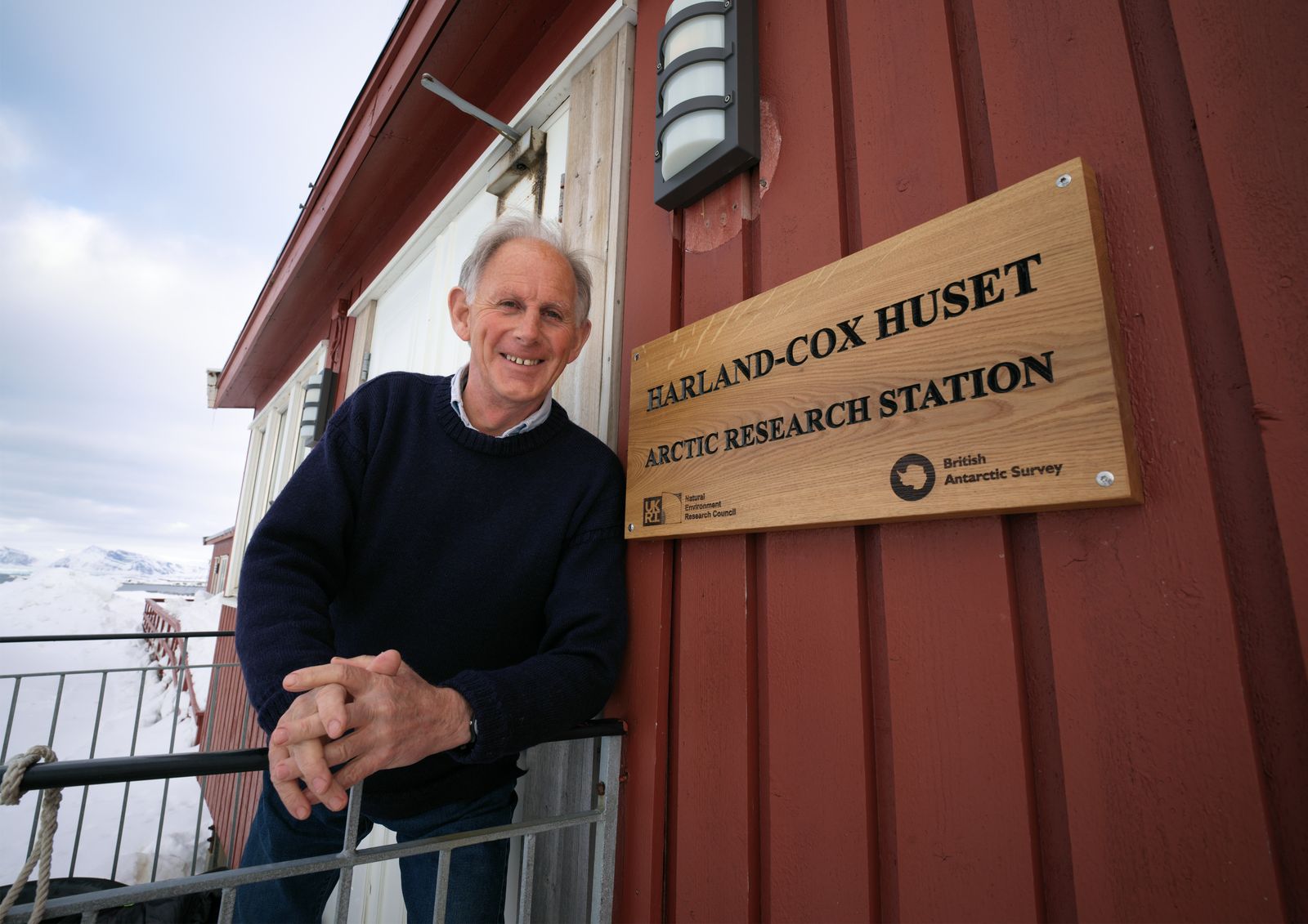 Celebrations for NERC Arctic Station leader, Nick Cox.
