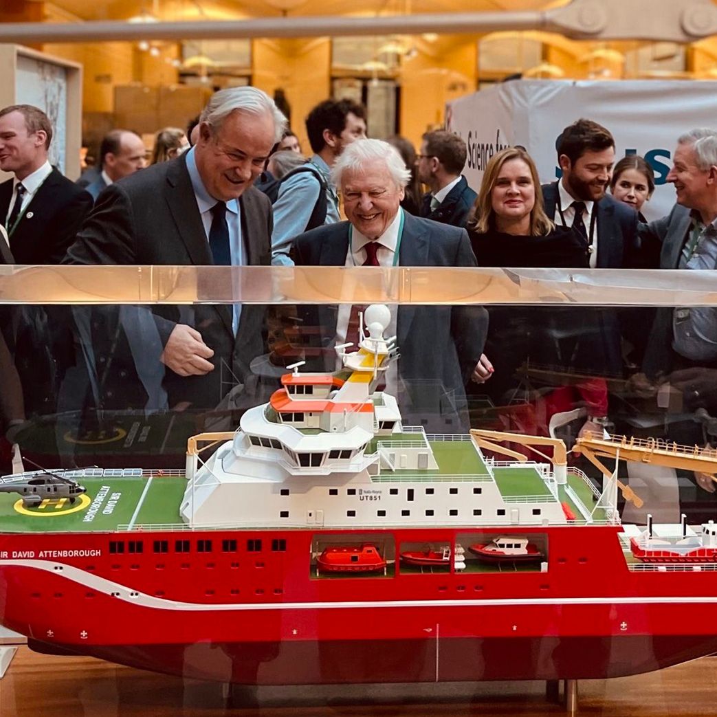 First Ice Exhibition With Sir David Attenborough 