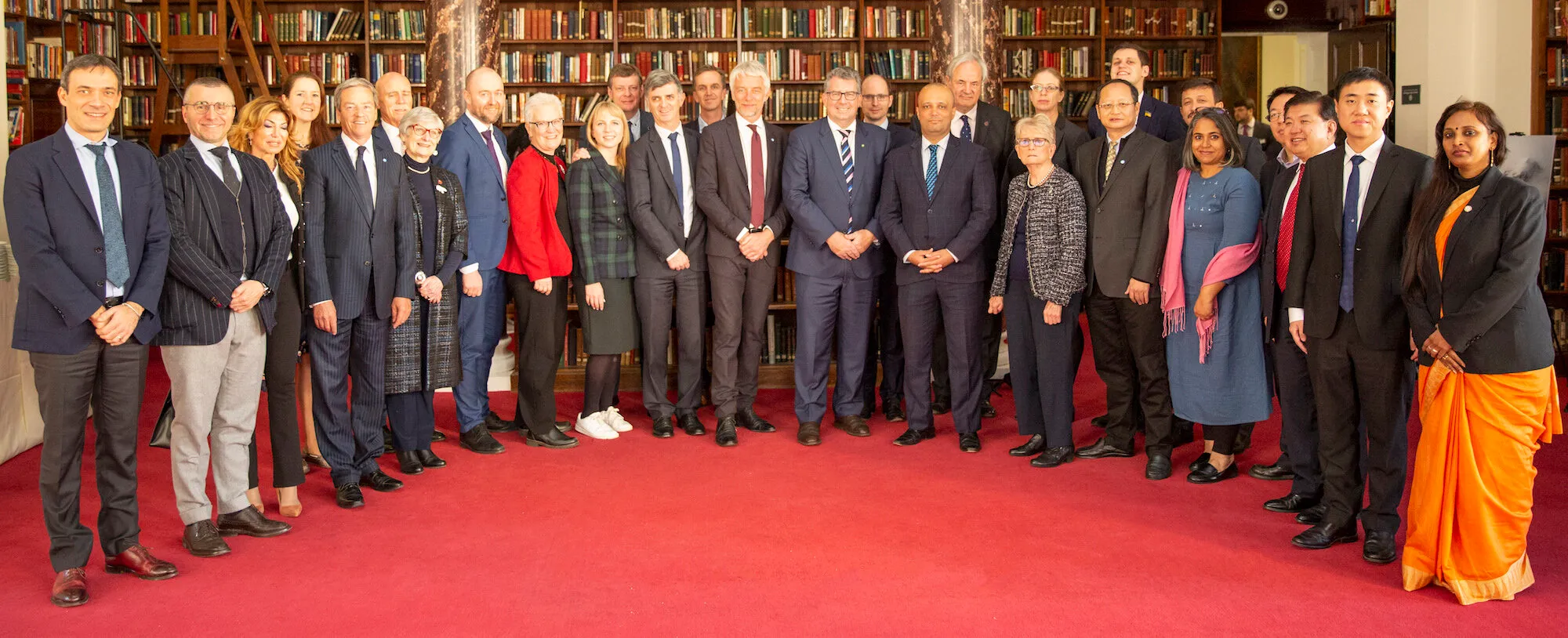 Group photograph of delegates at the Antarctic Parliamentarians Assembly, London, 2019