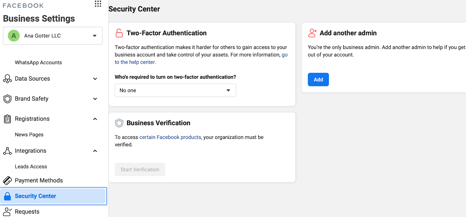 Set Up Two-Factor Security 