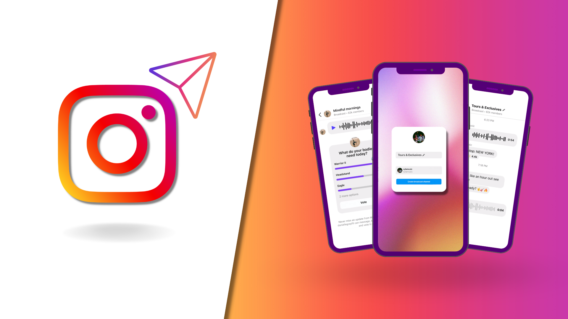Instagram Launches New Broadcast Chat Feature: 'Channels'