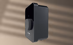 close up of an EGO EV charger