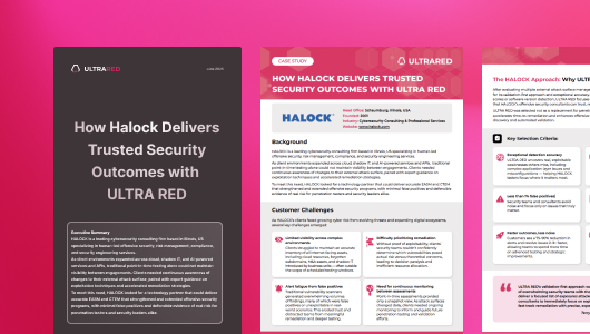 How HALOCK Delivers Trusted Security Outcomes with ULTRA RED