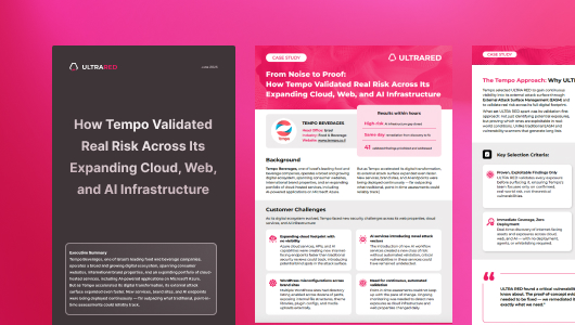 How Tempo Validated Real Risk Across Its Expanding Cloud, Web, and AI Infrastructure