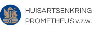 Het logo van huisartsenkring Prometheus v.z.w.
