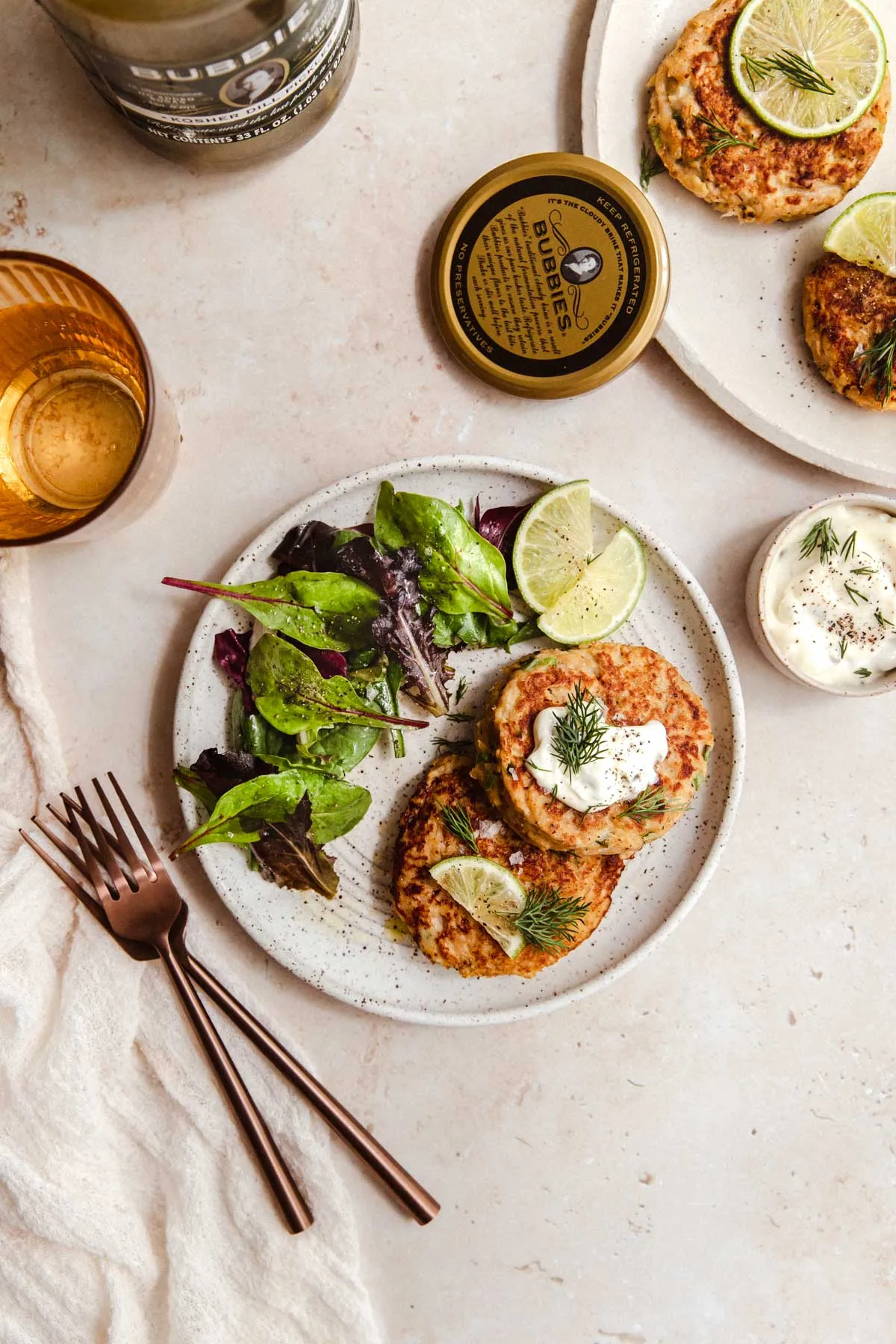 Tuna Patties with Dill Pickle Aioli