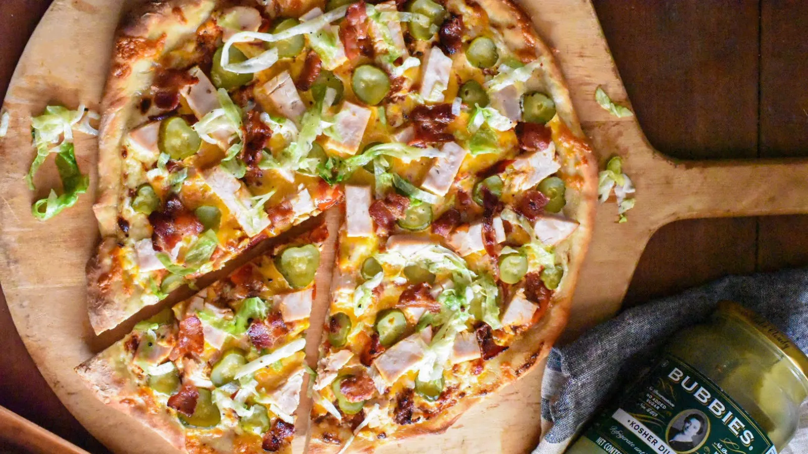 Turkey Club Pizza