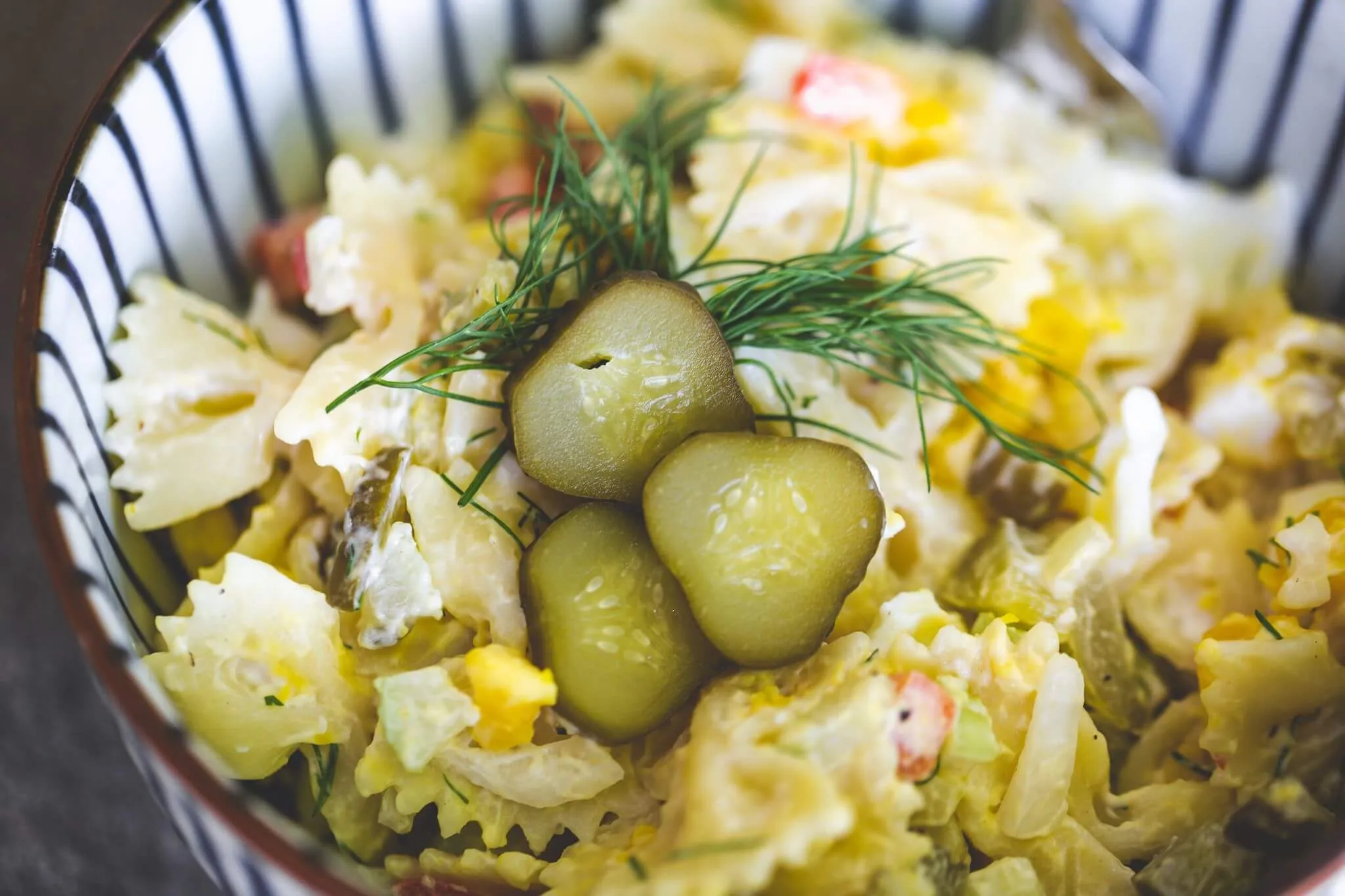 Dill Pickle Pasta Salad