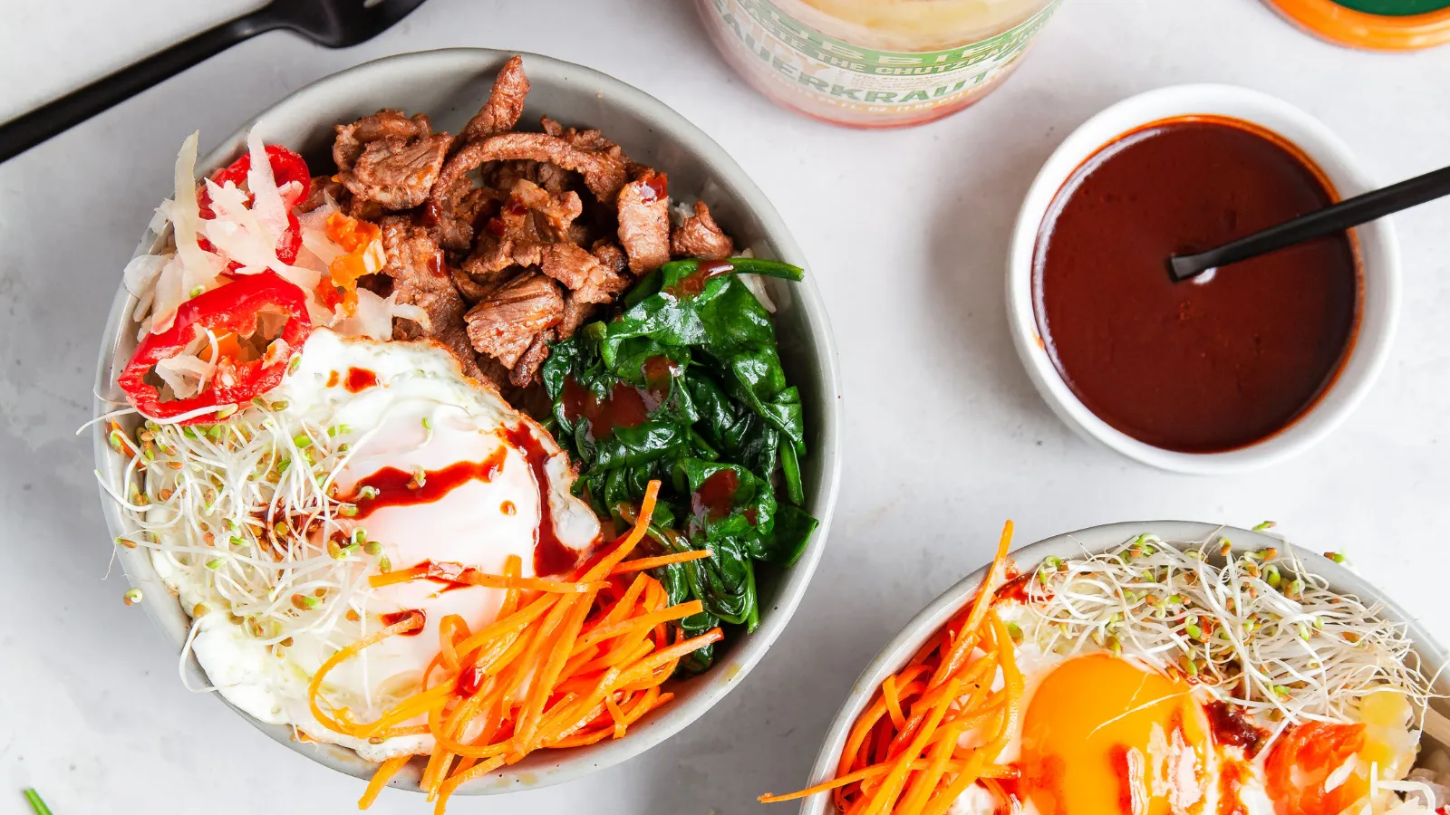 Spicy Korean Rice Bowl with Bulgogi