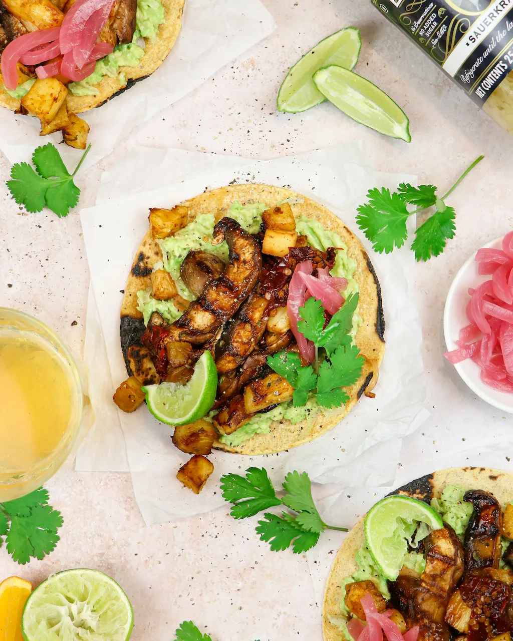 Portobello Mushroom Asada Street Tacos