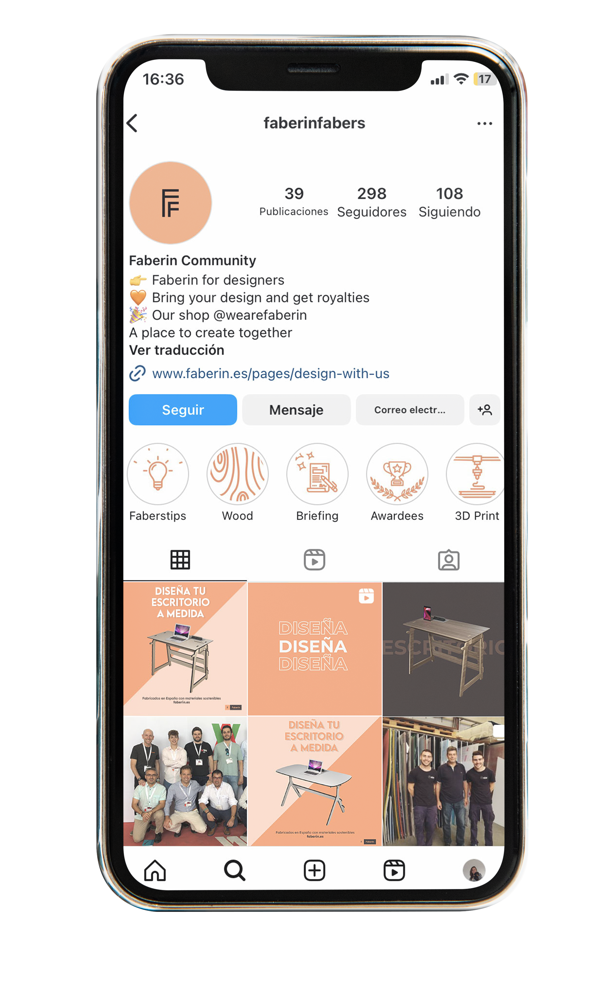 instagram faberin