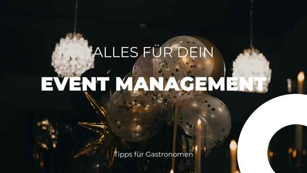 Checkliste: So organisierst du deinen Event