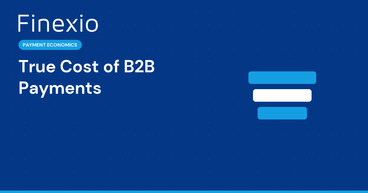 Comparison of check, ACH, and virtual card B2B payment cost flows