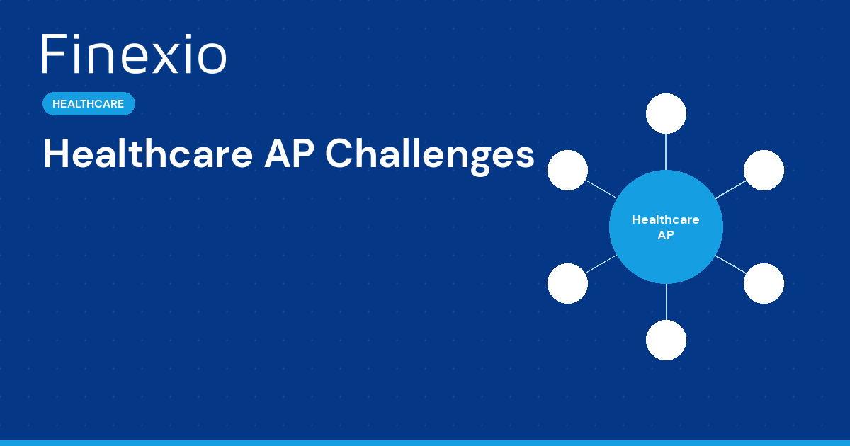 Hub-and-spoke diagram of the compliance, fraud, and operational challenges facing healthcare AP teams