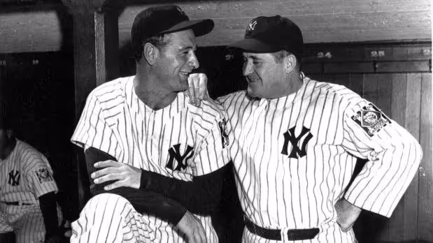 Gehrig and Yankees Manager McCarthy