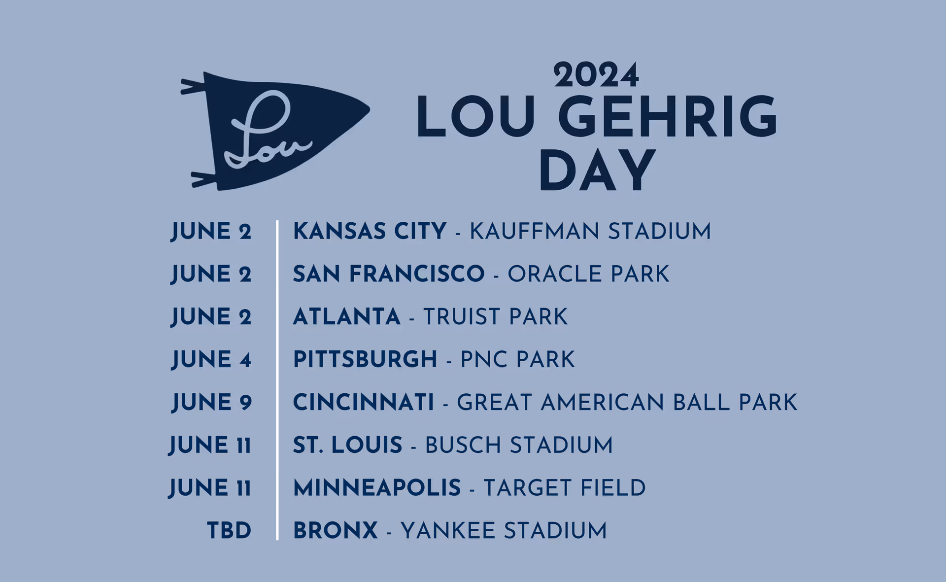 2024 Lou Gehrig Day Events