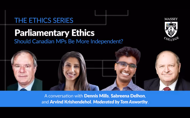 Samara Centre CEO Appears on Panel Exploring the Independence of Canadian MPs