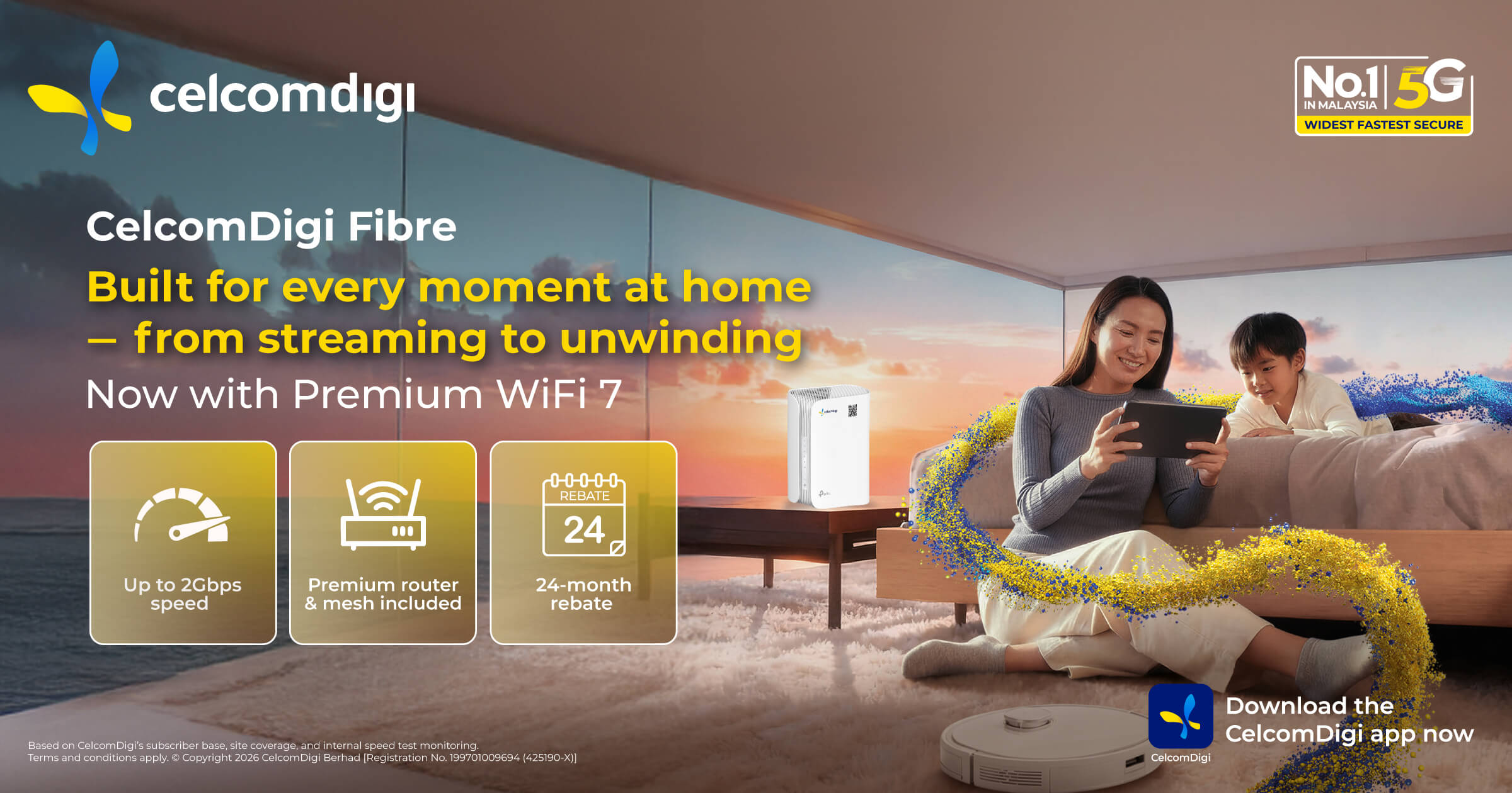 CelcomDigi | Unlimited Home Fibre, now with Premium WiFi 7