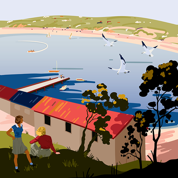 Image of a coastal scene