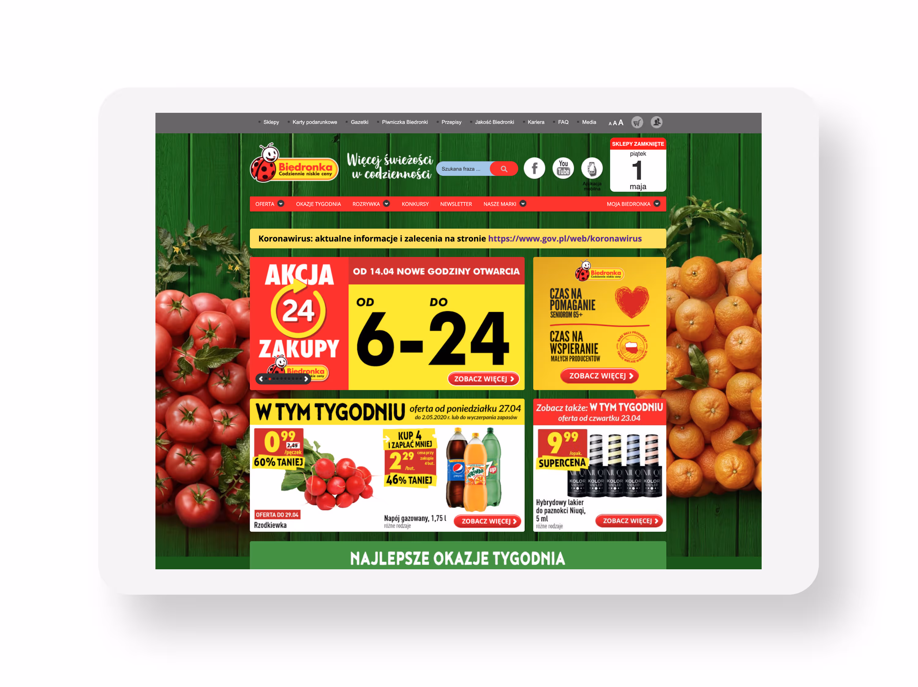 biedronka strona glowna