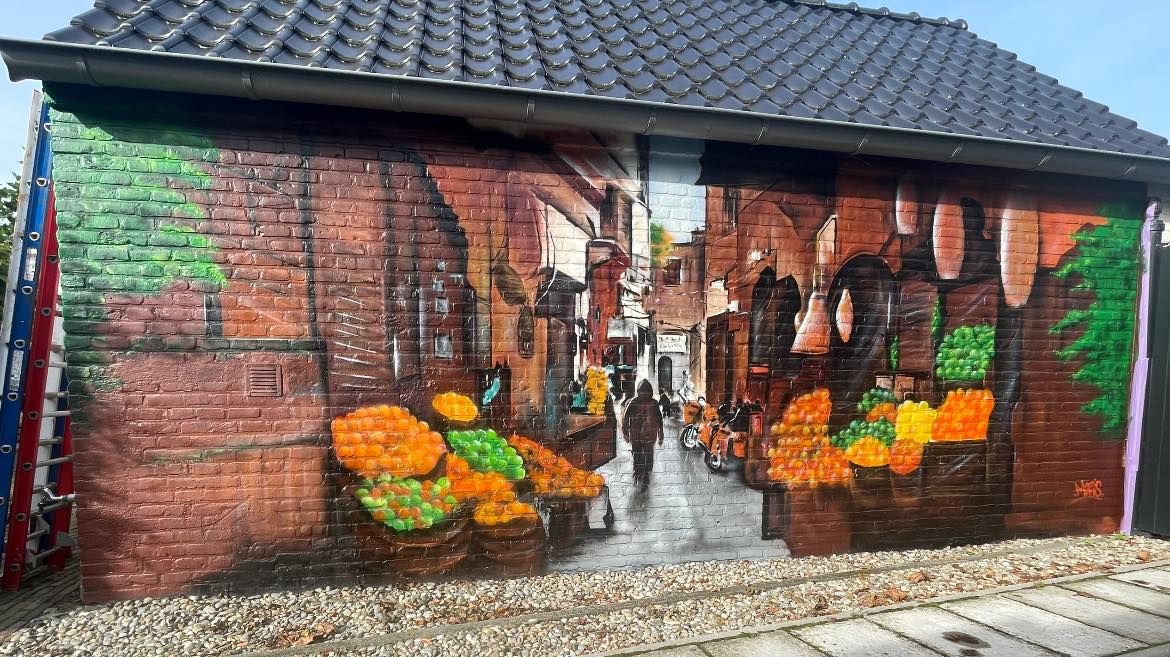 Tuinmuur particulier in Wijchen 2023