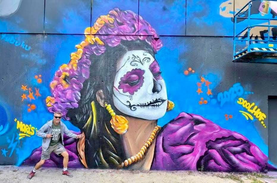 Mexican Skull at the Hip Hop Event K-VIBEZ in Kevelaer Germany 2025