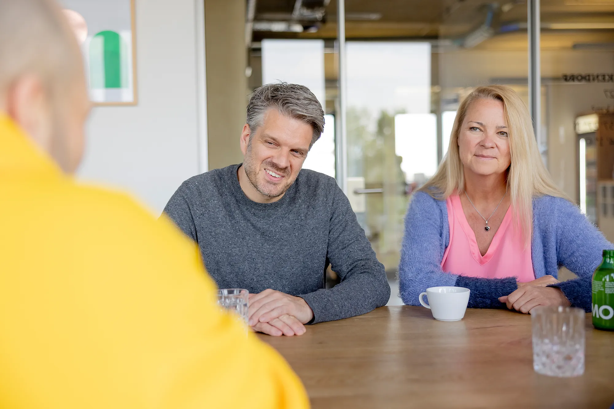 Matthias Steinforth, Gründer und Managing Partner bei kernpunkt, im persönlichen Austausch.