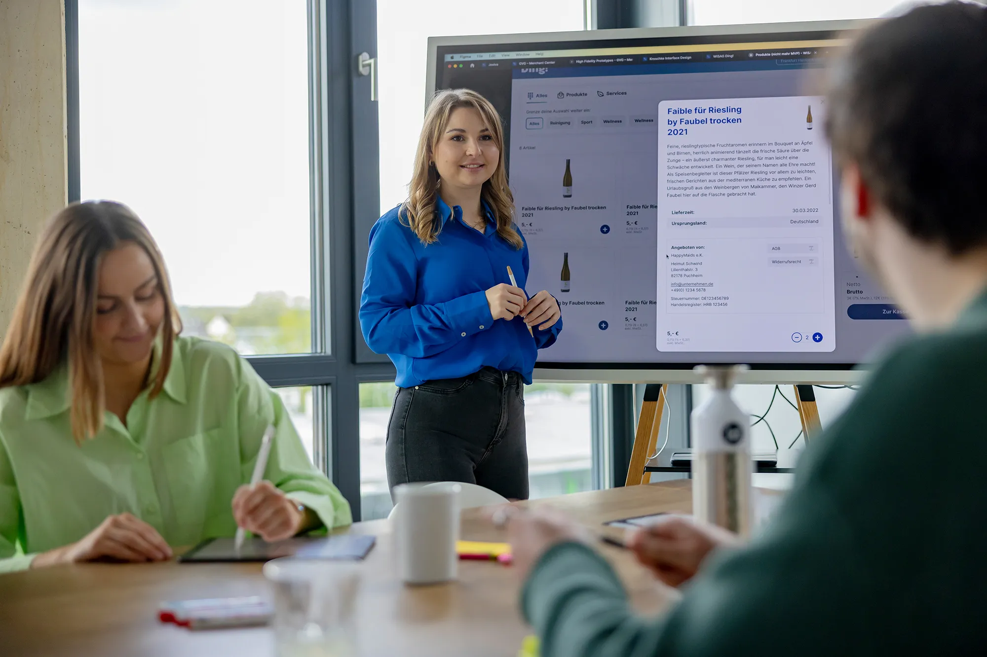 Workshop bei kernpunkt zur Optimierung der User Experience