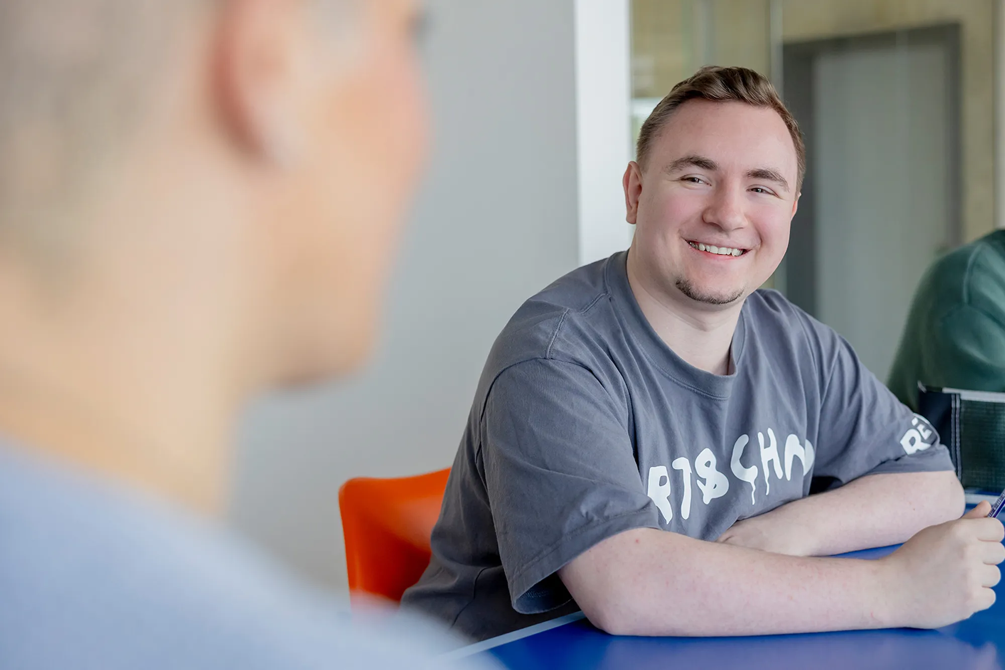 Meeting mit einem Scrum-Team bei kernpunkt