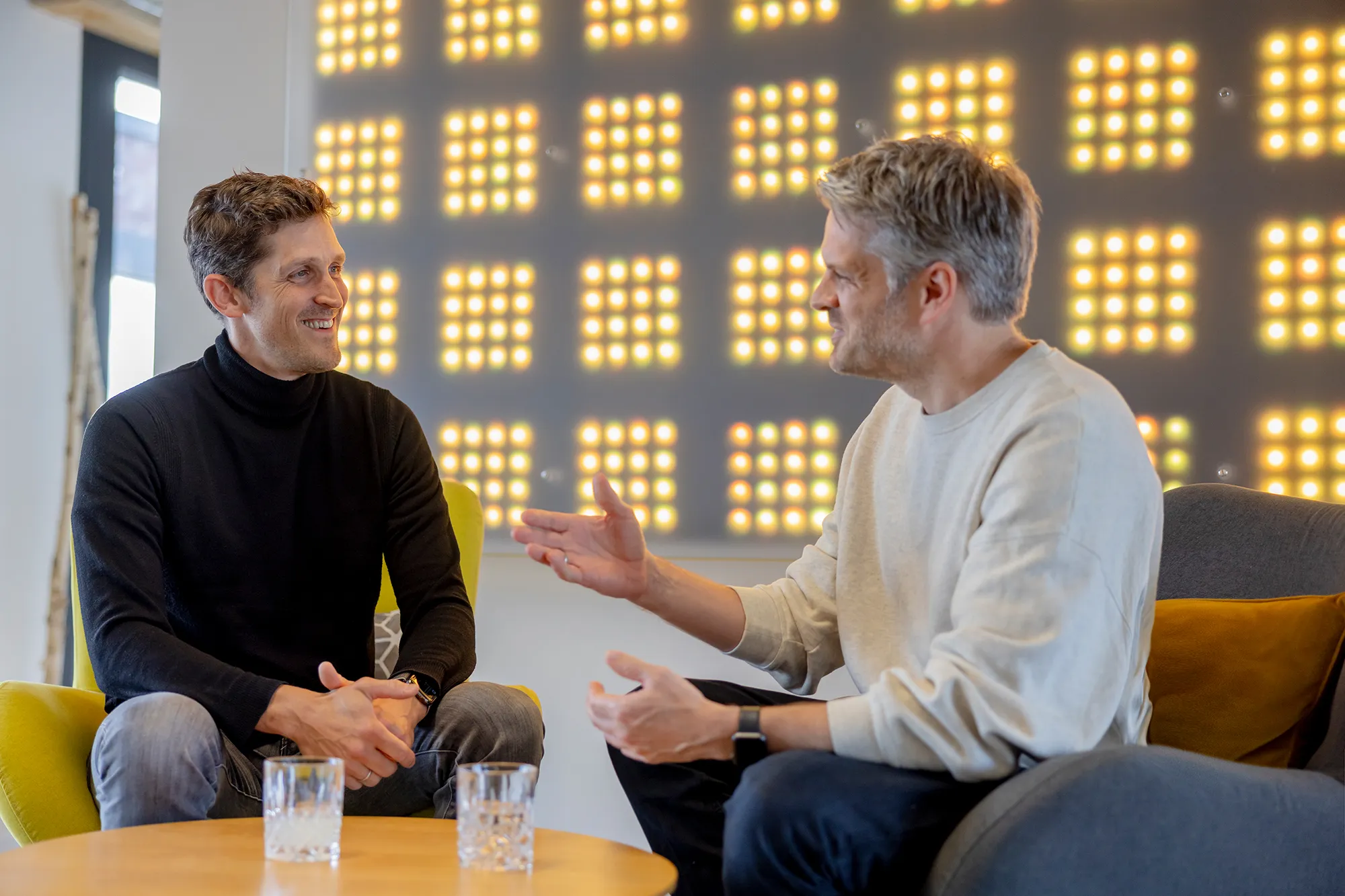 Unsere kernpunkt-Gründer Simon Biela und Matthias Steinforth im Gespräch