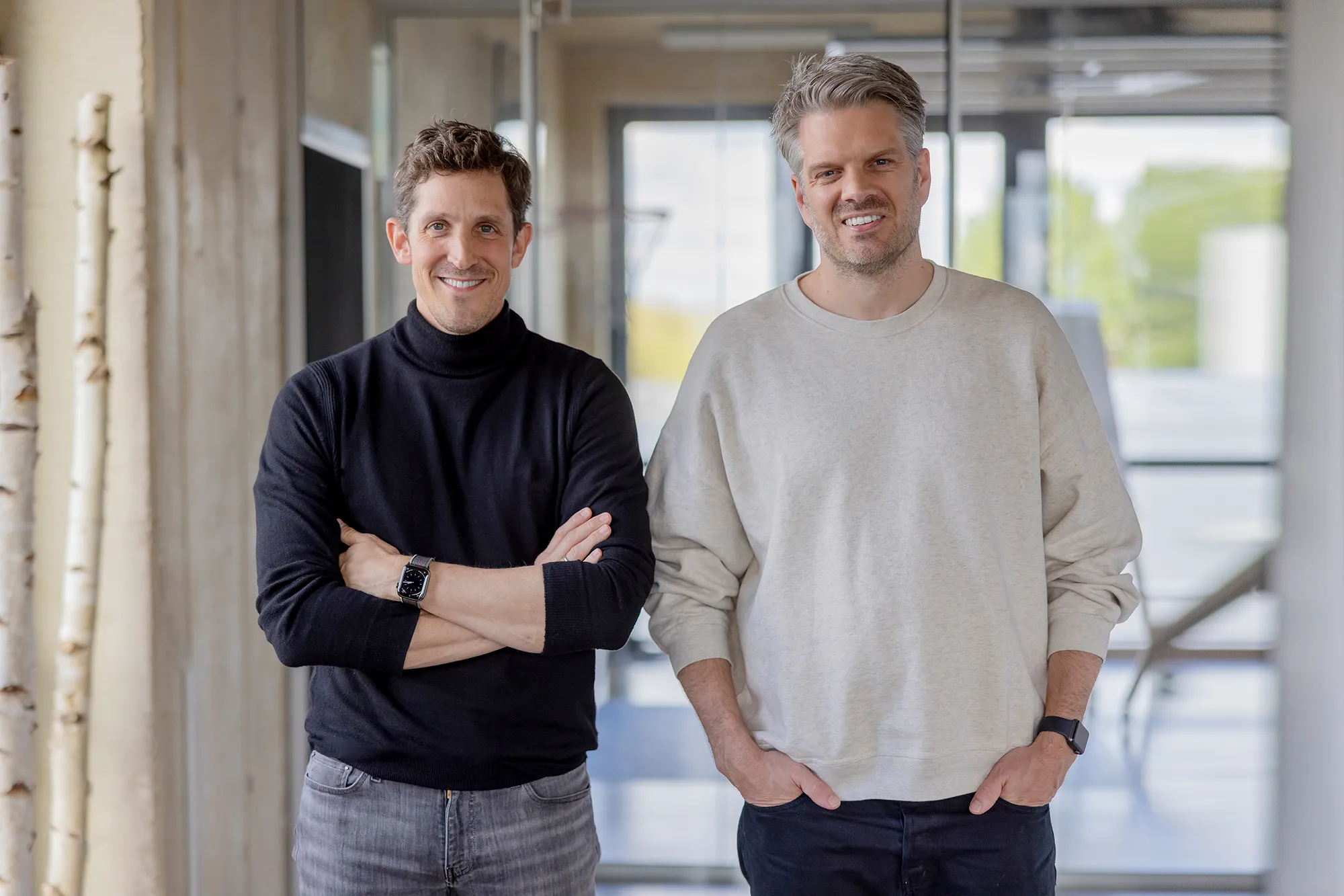 Unsere kernpunkt-Gründer Simon Biela und Matthias Steinforth