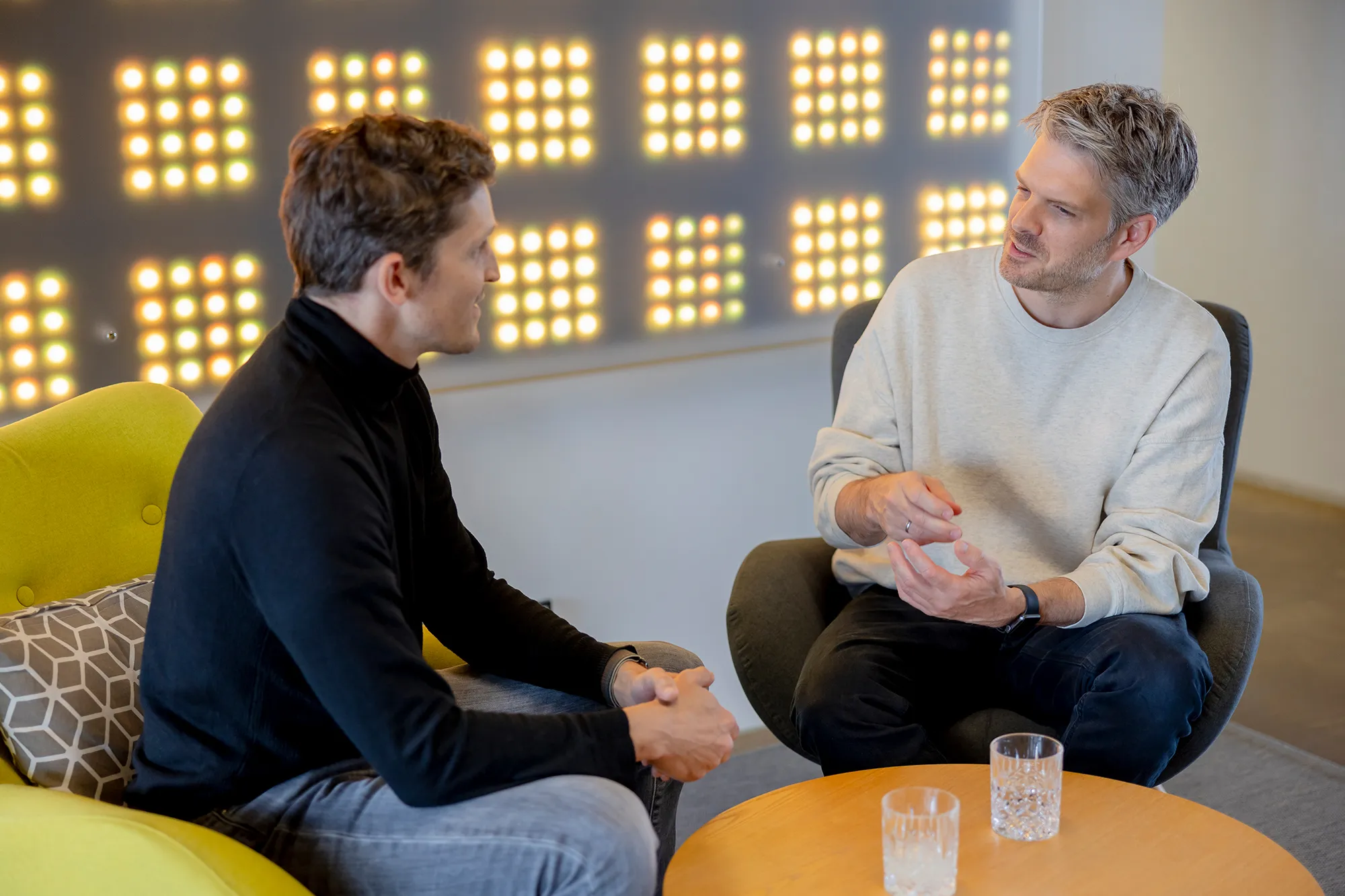 Unsere kernpunkt-Gründer Simon Biela und Matthias Steinforth im Gespräch