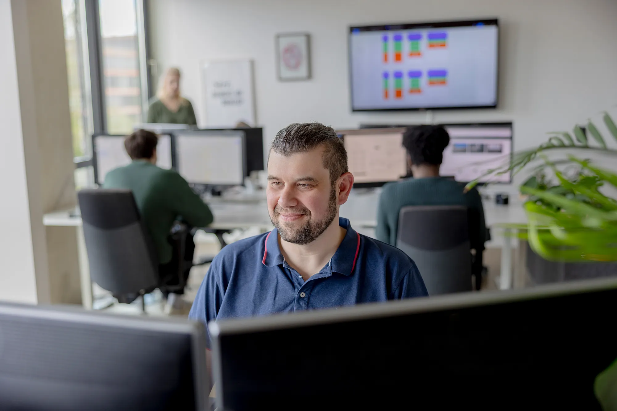 Moderne Büros für die Mitarbeitenden bei kernpunkt