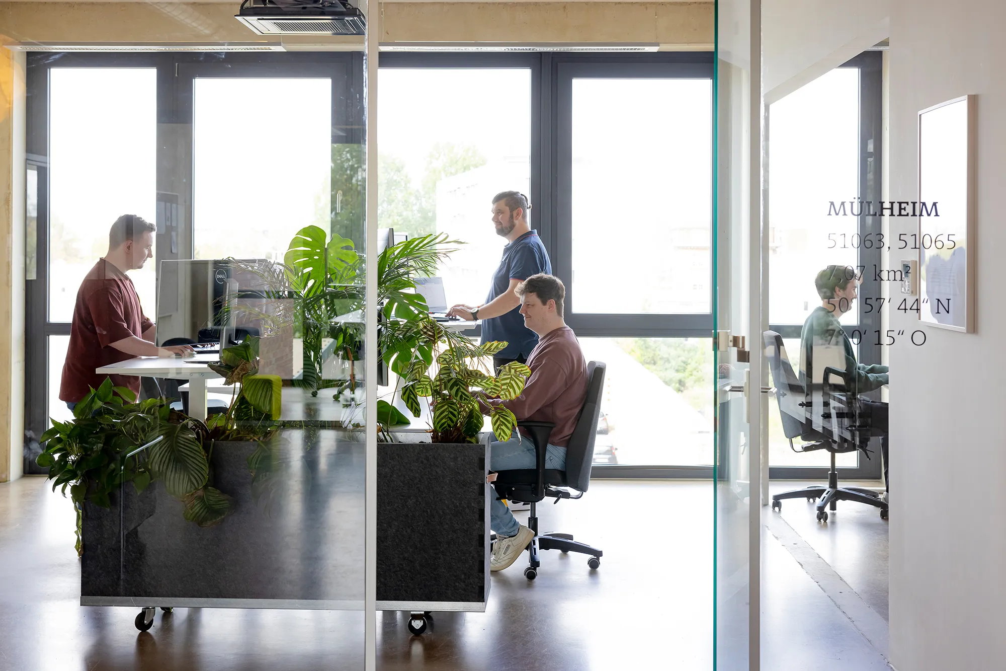 Ein Teambüro bei kernpunkt