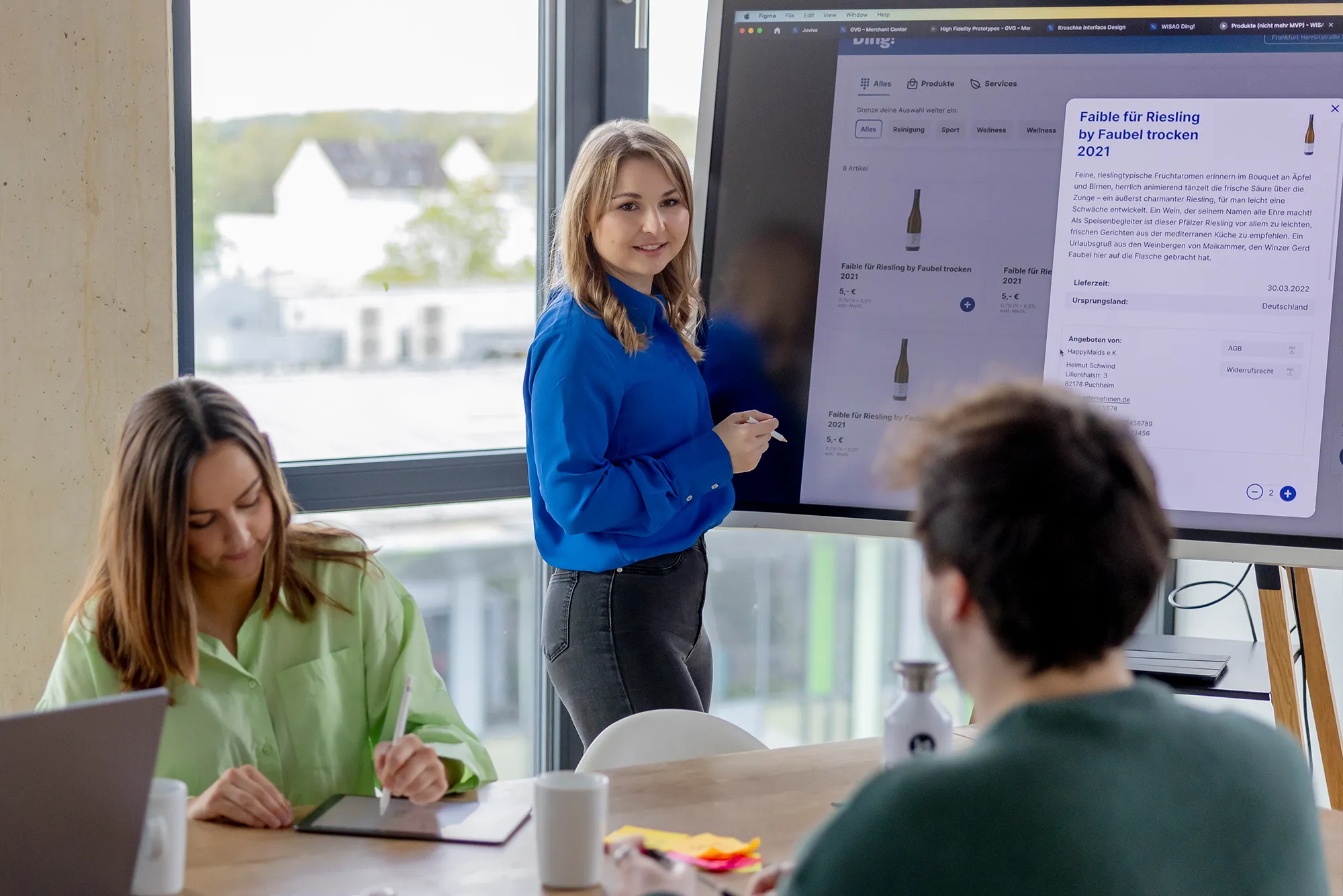 UX Workshop mit dem Team von kernpunkt