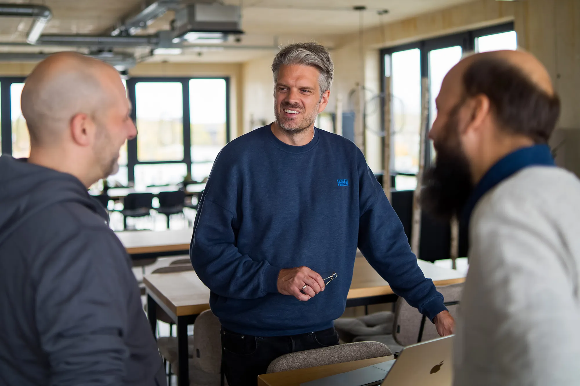 Unsere drei Geschäftsführer im Gespräch