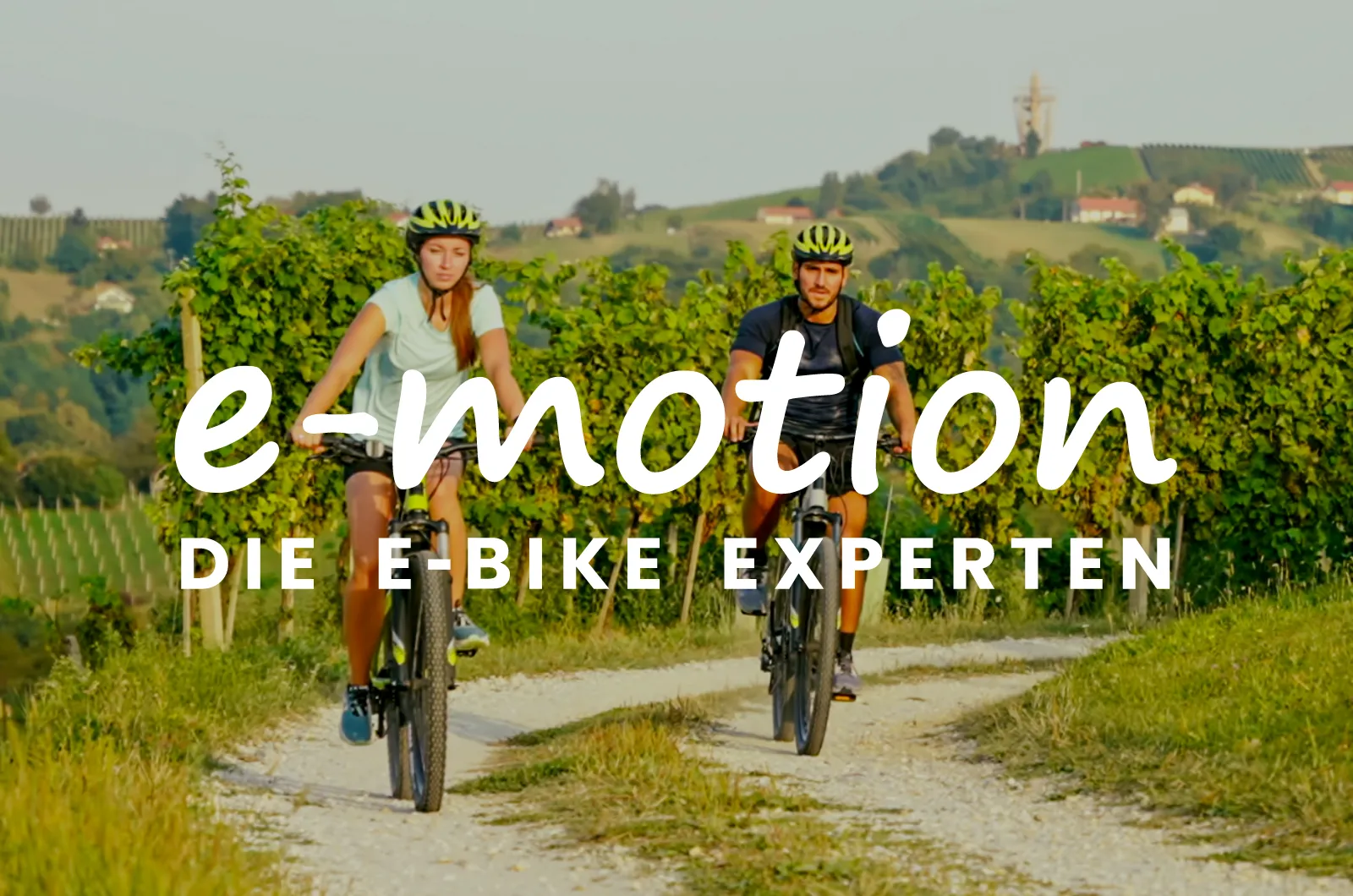 Teaser zum Kundenprojekt mit Logo von e-motion e-bikes.