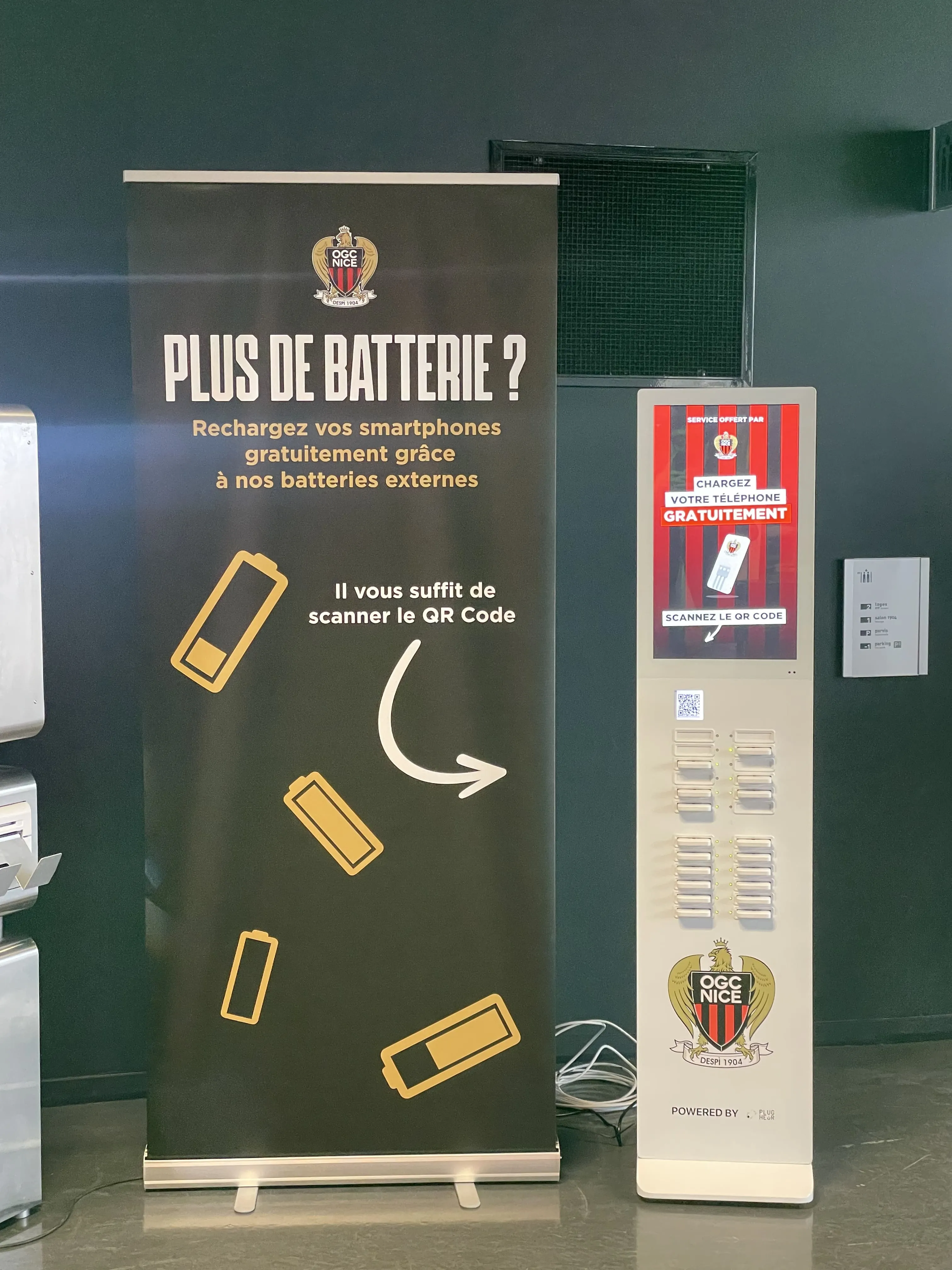 Borne au stade de l’OGC Nice
