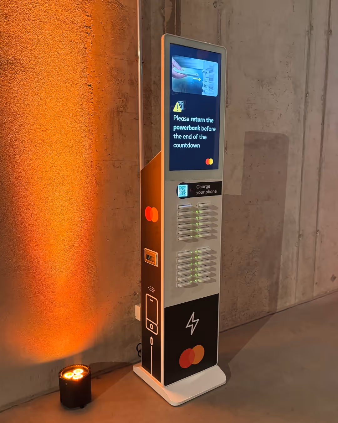 Bornes de batteries portables dans au summit mastercard