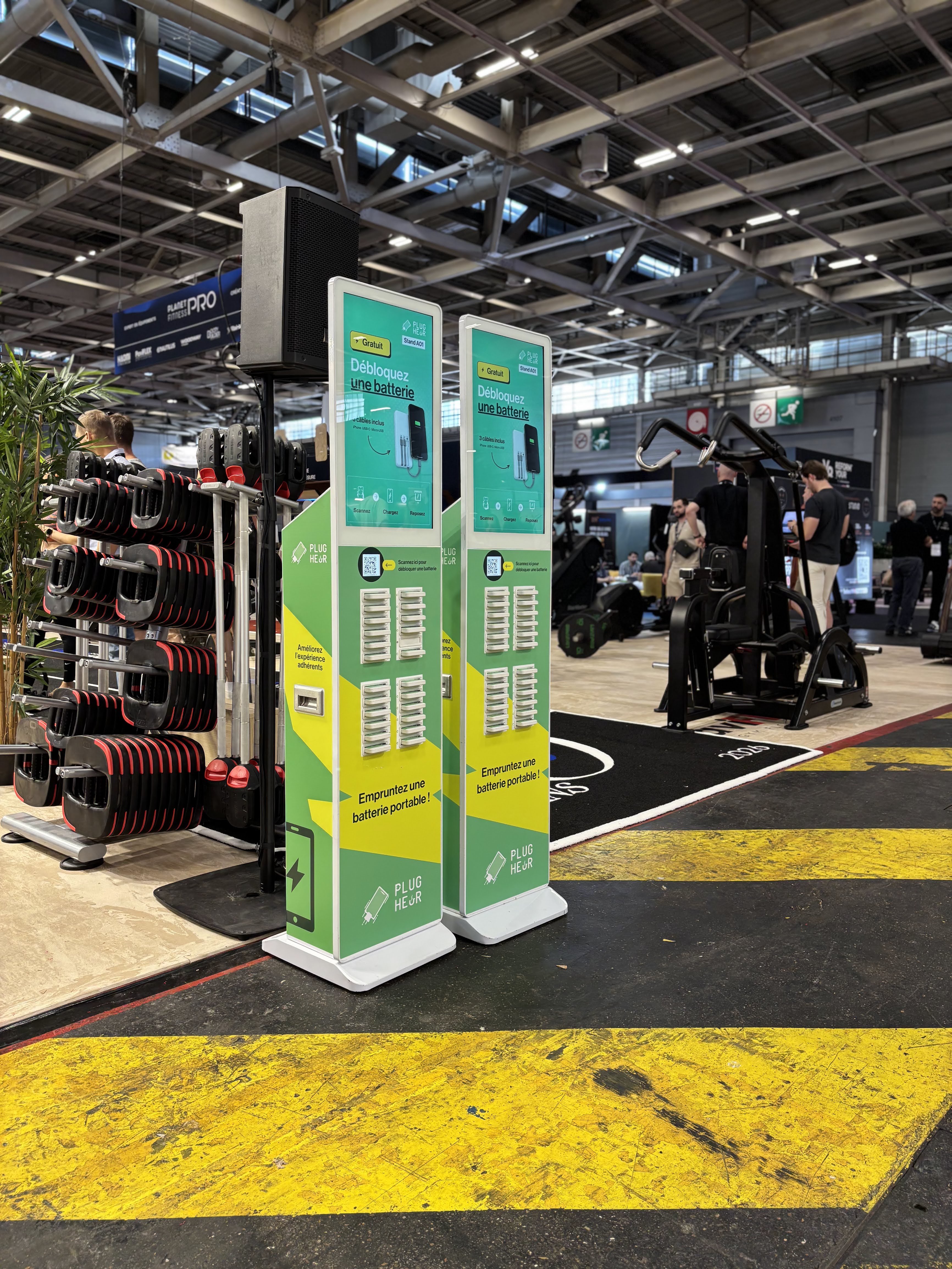 Borne Plug’Heur au salon FITEX