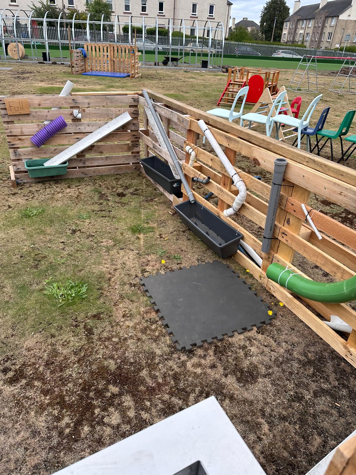 outdoor nursery set up